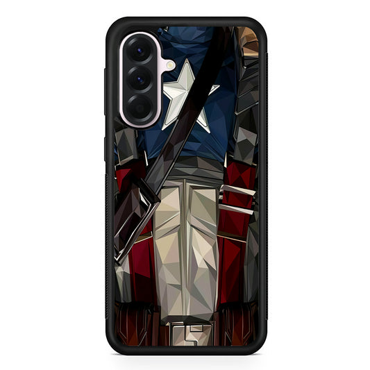 Captain America Costume Suit Samsung Galaxy A56 Case | Samsung Galaxy A56 Protective Rubber Case
