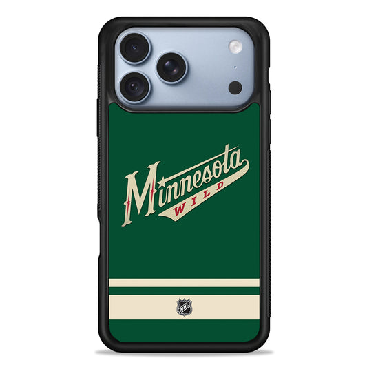NHL Minnesota Wild Team iPhone 18 Pro Case - iPhone 18 Pro Silicone Case