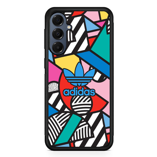 Adidas Collage of Shape Color Samsung Galaxy A16 Case | Slim Protective Cover for Samsung Galaxy A16