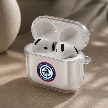 NBA LA Clippers Logo Protective Apple Airpods 4 Clear Case - Durable Clear Protection
