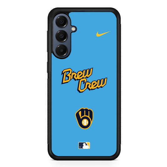 MLB Milwaukee Brewers Blue Nike Samsung Galaxy A16 Case | Slim Protective Cover for Samsung Galaxy A16