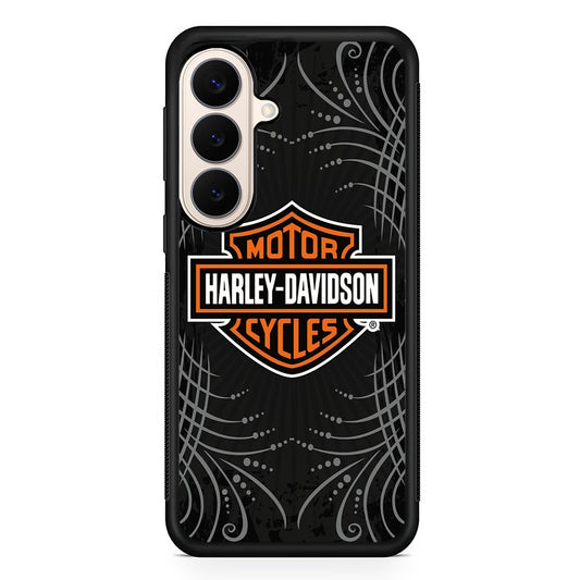 Harley Davidson Grey Motif Samsung Galaxy S26 Case – Slim Protective Phone Cover