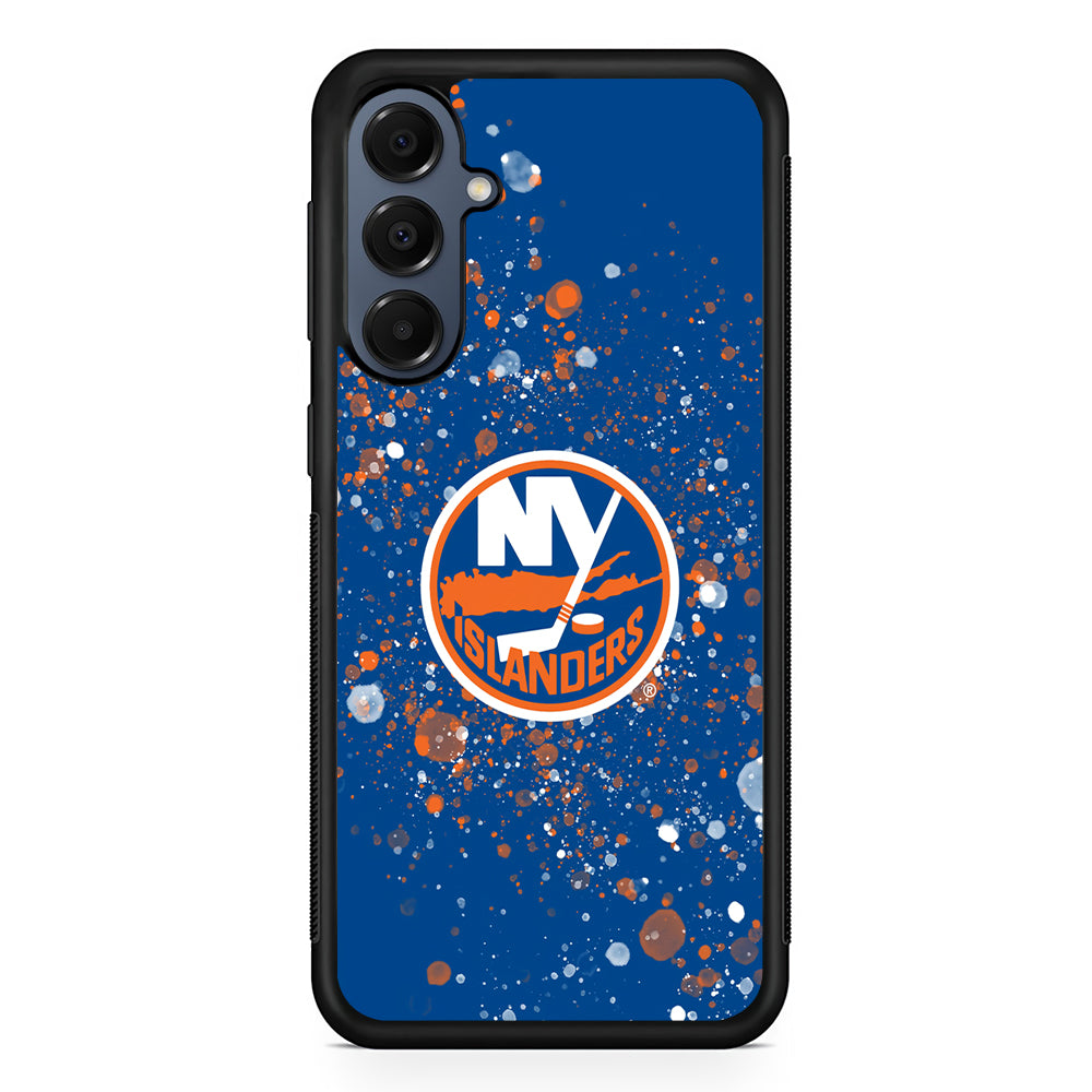 NHL New York Islanders Abstract Samsung Galaxy A16 Case | Slim Protective Cover for Samsung Galaxy A16