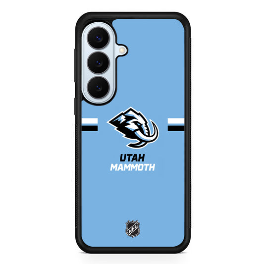 NHL Utah Mammoth Blue Samsung Galaxy S26 Plus Case | Slim Protective Rubber Cover