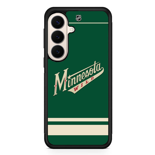 NHL Minnesota Wild Team Samsung Galaxy S26 Case | Durable Protective Rubber Cover