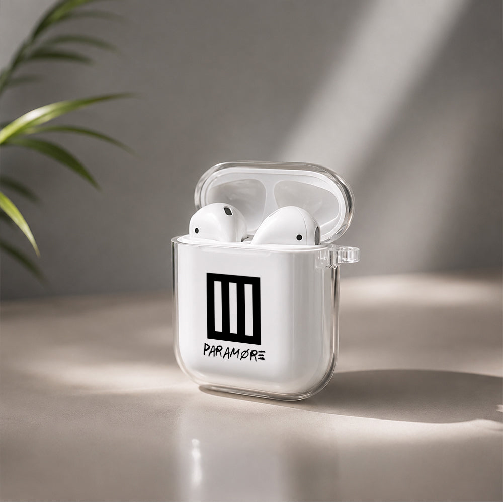 Paramore Rock Band Protective Clear Case Cover For Apple Airpods | Soft Silicone AirPods 1 / 2 Case | Protective Cover