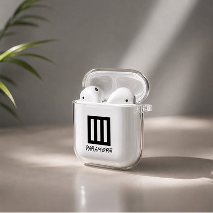 Paramore Rock Band Protective Clear Case Cover For Apple Airpods | Soft Silicone AirPods 1 / 2 Case | Protective Cover