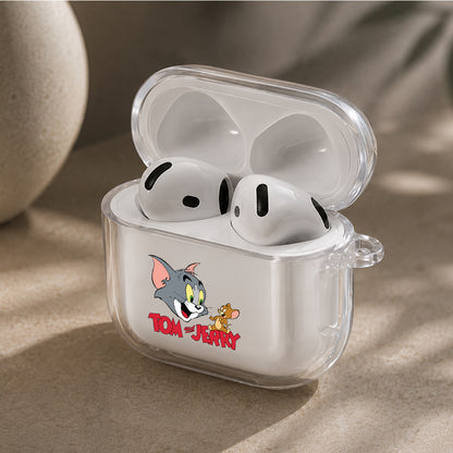 Tom and Jerry Cover Protective Apple Airpods 4 Clear Case - Durable Clear Protection