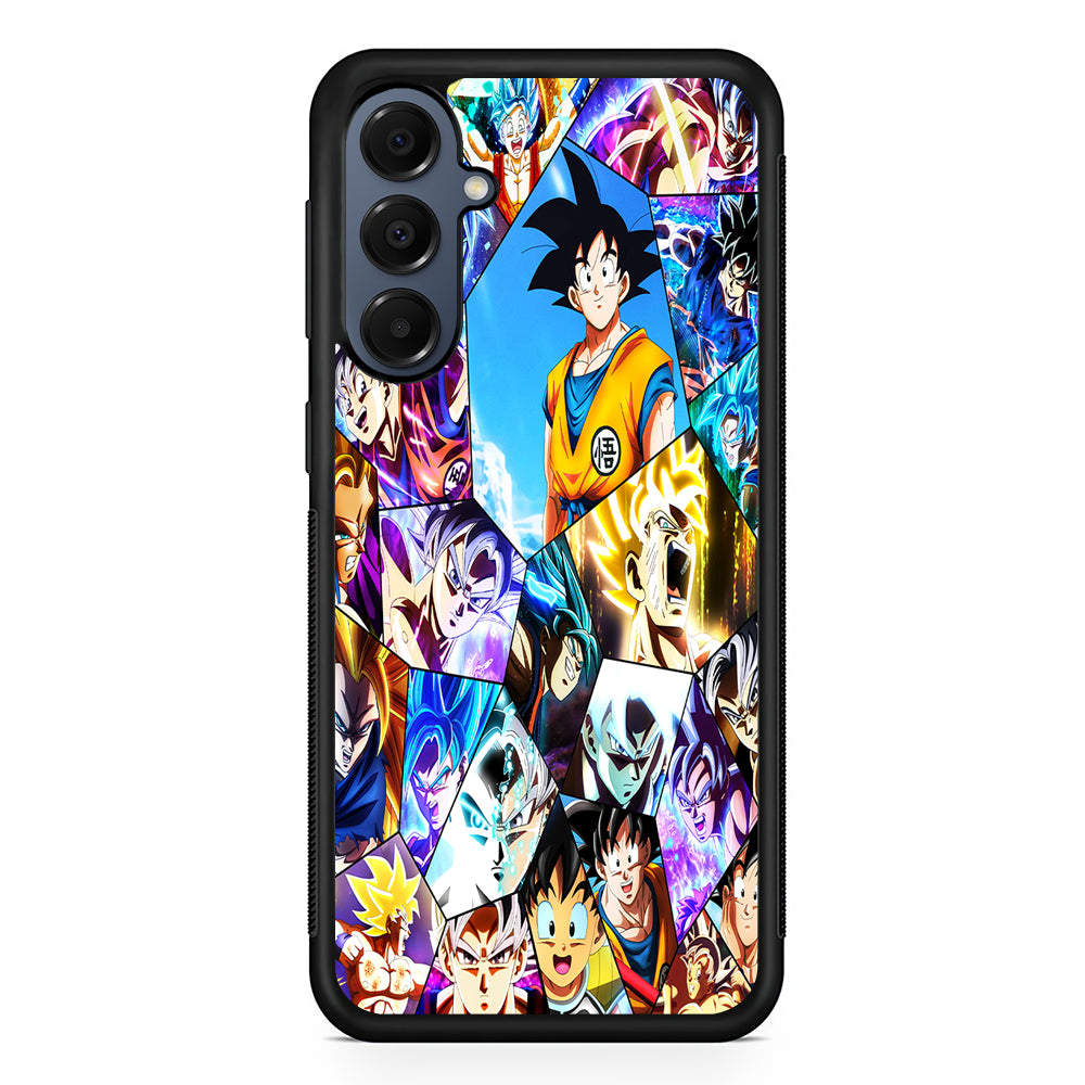 Goku Evolution Collage Samsung Galaxy A16 Case | Slim Protective Cover for Samsung Galaxy A16