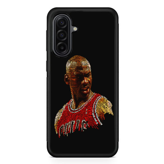 Jordan Typography Art Samsung Galaxy A17 Case | Durable Rubber Samsung Galaxy A17 Phone Case