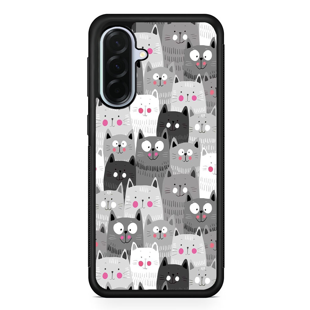 Cute Cat 001 Samsung Galaxy A36 Case | Durable Samsung Galaxy A36 Protective Case