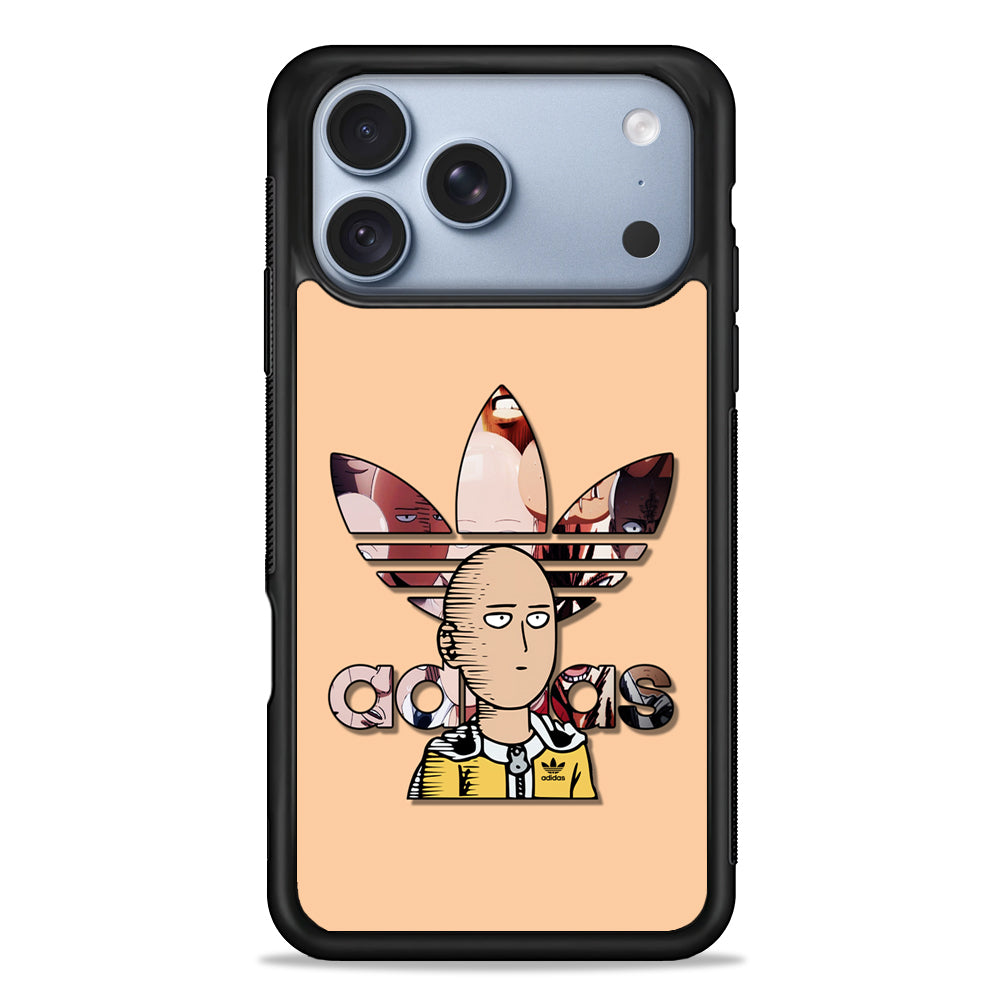 Adidas Saitama One Punch Man iPhone 18 Pro Case - iPhone 18 Pro Silicone Case