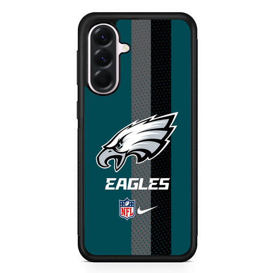 NFL Philadelphia Eagles Nike Samsung Galaxy A56 Case | Samsung Galaxy A56 Protective Rubber Case