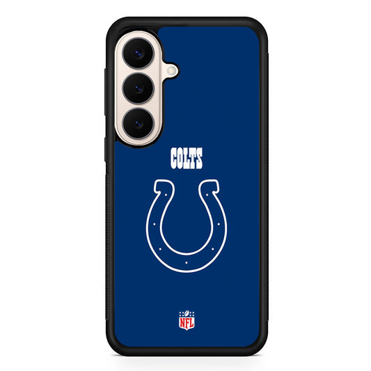 NFL Indianapolis Colts Team Logo Samsung Galaxy S26 Case | Durable Protective Rubber Cover