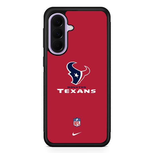 NFL Houston Texans Red Nike Samsung Galaxy A37 Case | Samsung Galaxy A37 Rubber Protective Case