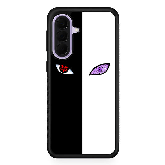 Sharingan Rinnegan Black White Samsung Galaxy A37 Case | Samsung Galaxy A37 Rubber Protective Case