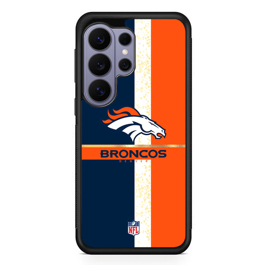 NFL Denver Broncos Team Logo Samsung Galaxy S26 Ultra Case | Protective Rubber Cover