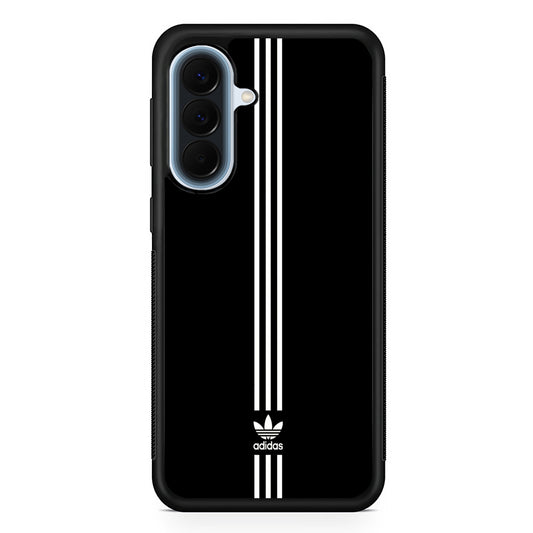 Adidas Black Three Lines Samsung Galaxy A57 Case | Slim Samsung Galaxy A57 Protective Case