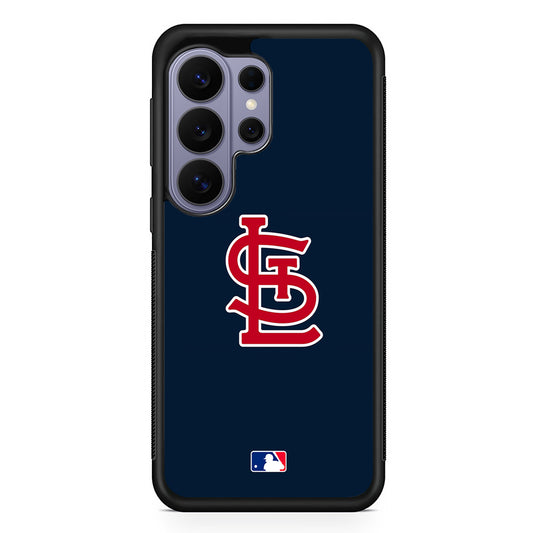 MLB St Louis Cardinals Blue Logo Samsung Galaxy S26 Ultra Case | Protective Rubber Cover