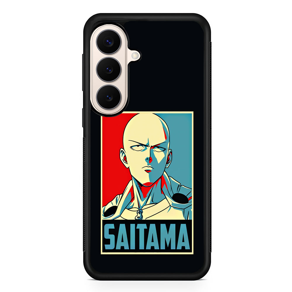 One Punch Man Saitama Poster Samsung Galaxy S26 Case | Durable Protective Rubber Cover