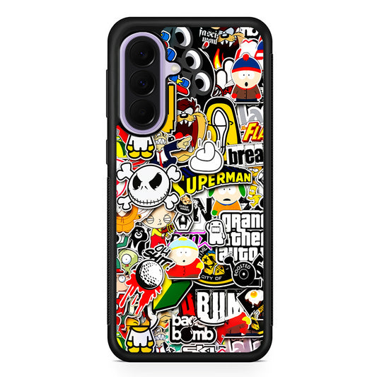 Sticker Collection Image Samsung Galaxy A37 Case | Samsung Galaxy A37 Rubber Protective Case