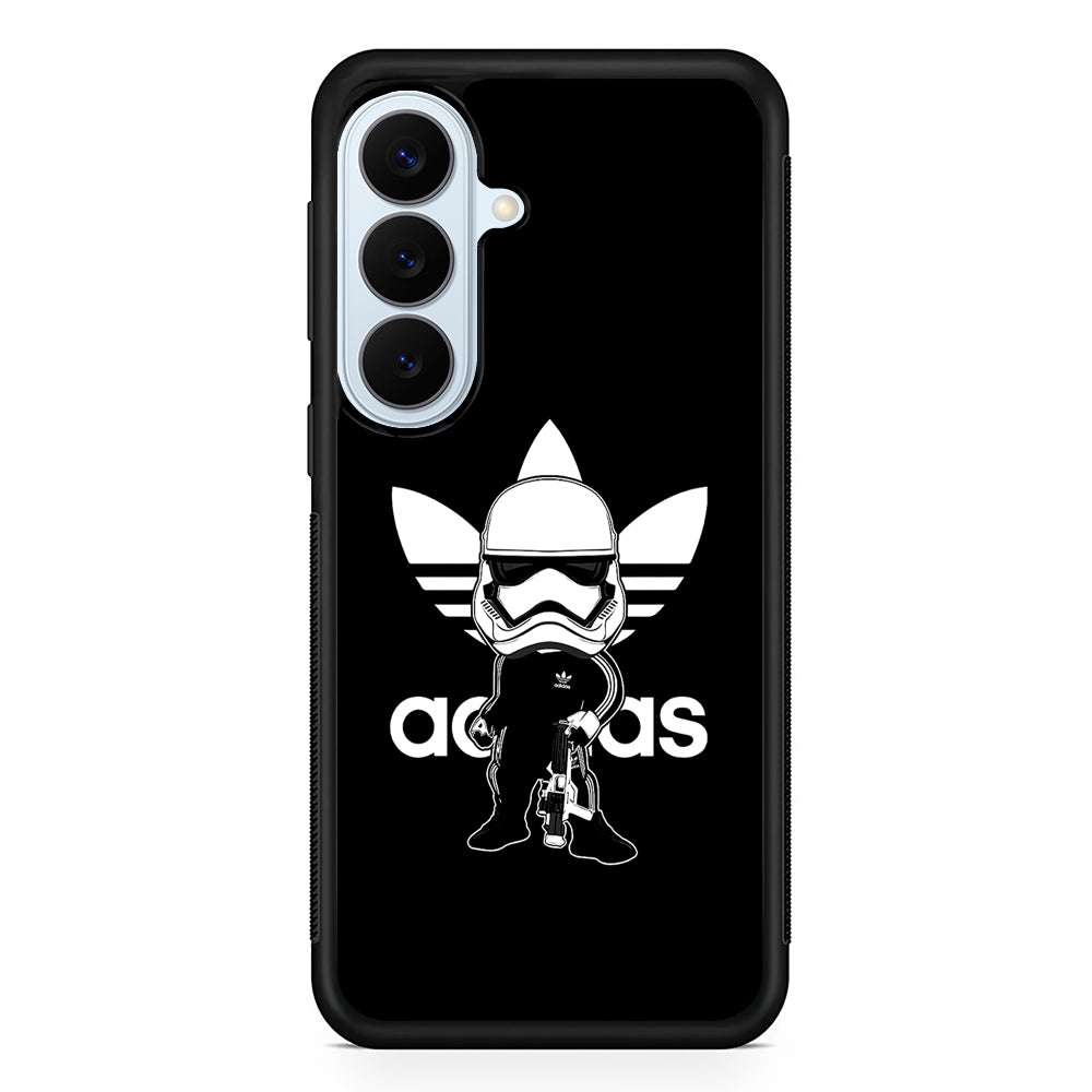 Adidas Chibi Stormtrooper Samsung Galaxy S26 Plus Case | Lightweight Protective Phone Cover