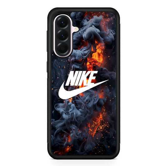 Nike Fire Across The Darkness Samsung Galaxy A56 Case | Samsung Galaxy A56 Protective Rubber Case