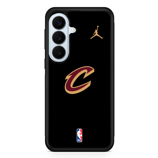 NBA Cleveland Cavaliers Black Jordan Samsung Galaxy S26 Plus Case | Lightweight Protective Phone Cover