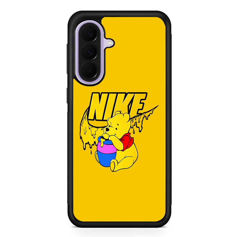 Nike Winnie The Pooh Samsung Galaxy A37 Case | Samsung Galaxy A37 Rubber Protective Case