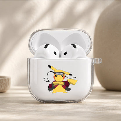 Pokemon Ninja Pikachu Protective Apple Airpods 4 Clear Case - Durable Clear Protection