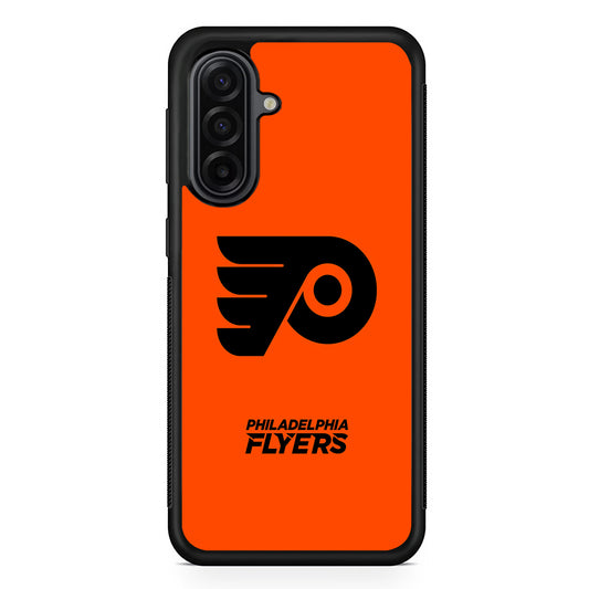 NHL Philadelphia Flyers Orange Samsung Galaxy A17 Case | Durable Rubber Samsung Galaxy A17 Phone Case