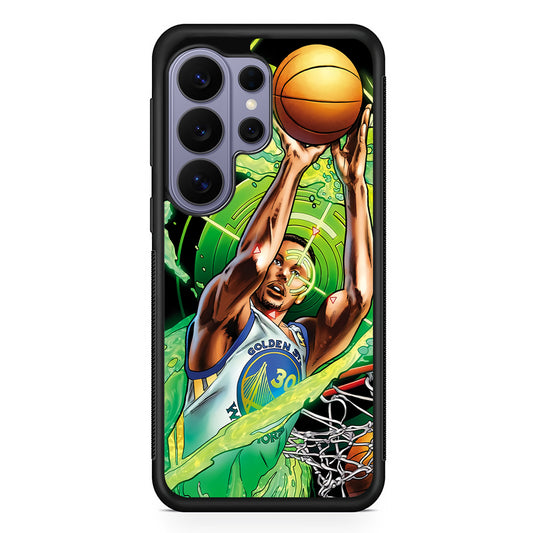 Stephen Curry Jump Art Samsung Galaxy S26 Ultra Case | Protective Rubber Cover