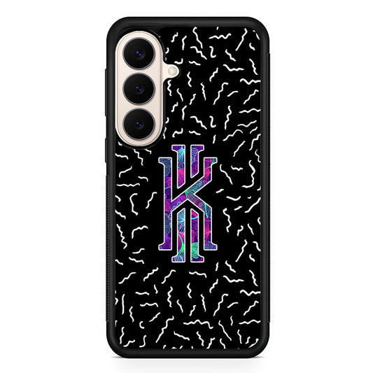Kyrie Irving Small Striped Pattern Samsung Galaxy S26 Case | Durable Protective Rubber Cover