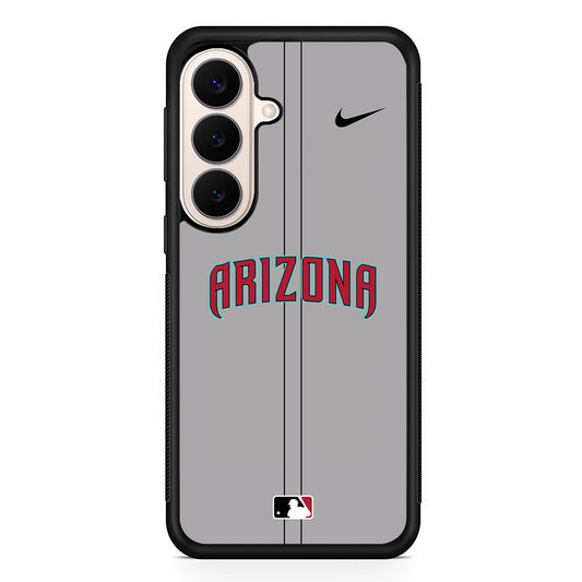 MLB Arizona Diamondbacks Gray Nike Samsung Galaxy S26 Case – Slim Protective Phone Cover