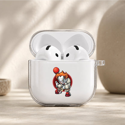Pennywise The Scary Clown Protective Apple Airpods 4 Clear Case - Durable Clear Protection