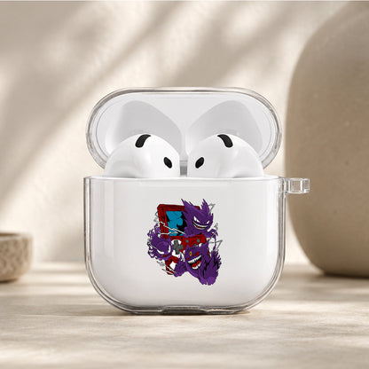 Gengar and The Ghost Trio Protective Apple Airpods 4 Clear Case - Durable Clear Protection