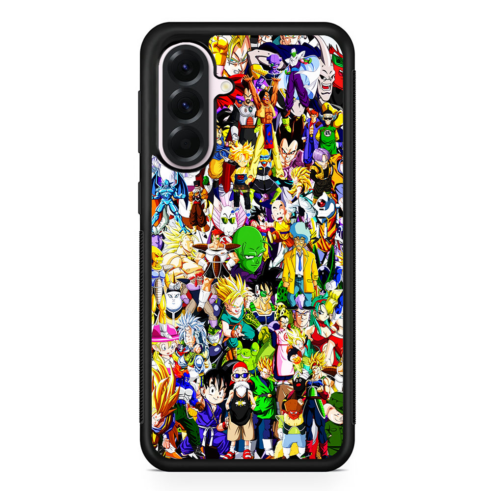 Dragon Ball Z All Characters Samsung Galaxy A56 Case | Samsung Galaxy A56 Protective Rubber Case
