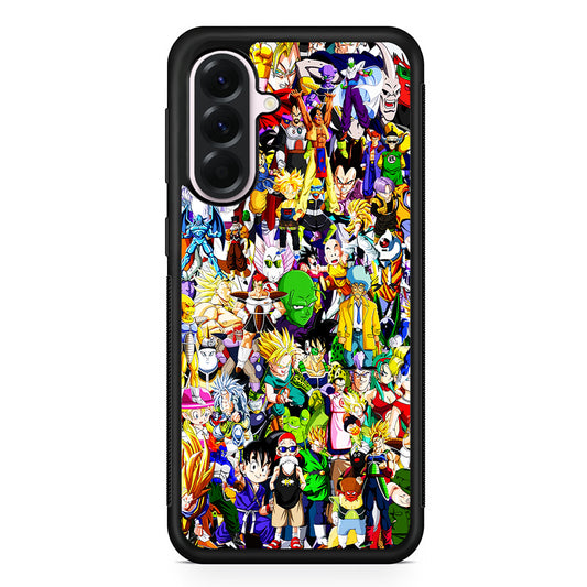 Dragon Ball Z All Characters Samsung Galaxy A56 Case | Samsung Galaxy A56 Protective Rubber Case