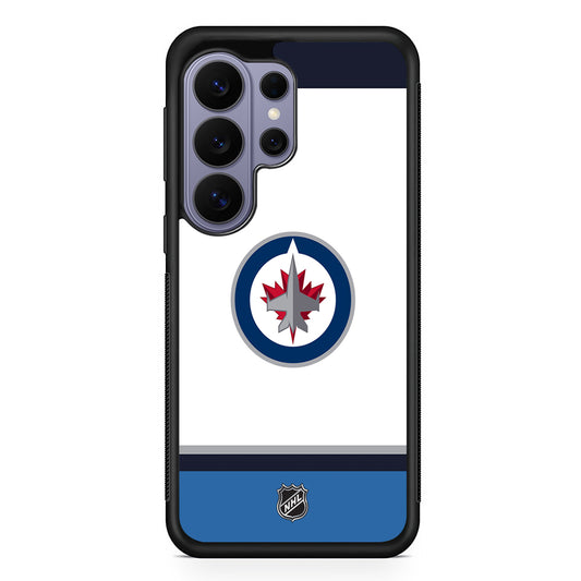 NHL Winnipeg Jets White Samsung Galaxy S26 Ultra Case | Protective Rubber Cover