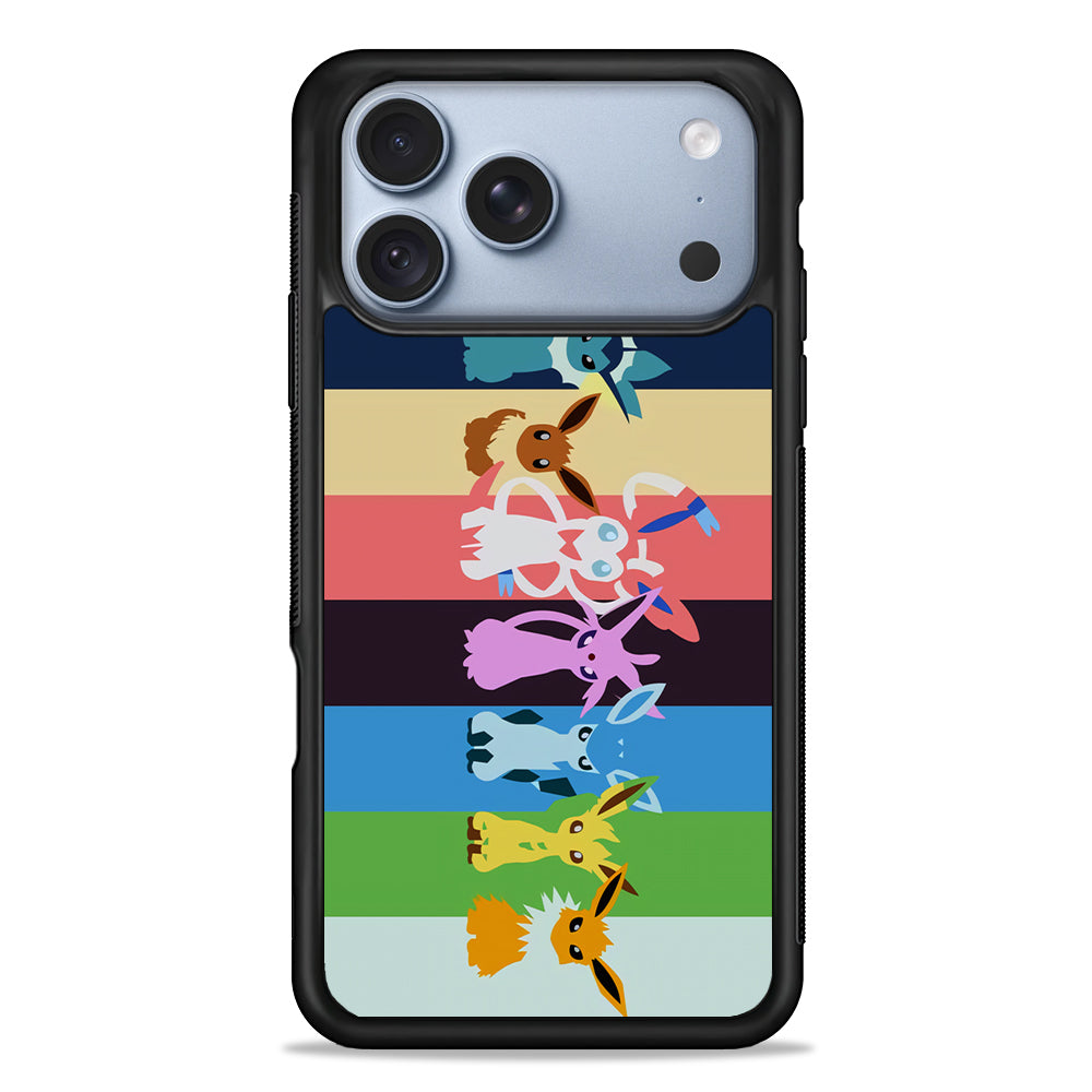 Cute Pokemon Evolutions iPhone 18 Pro Case - iPhone 18 Pro Silicone Case