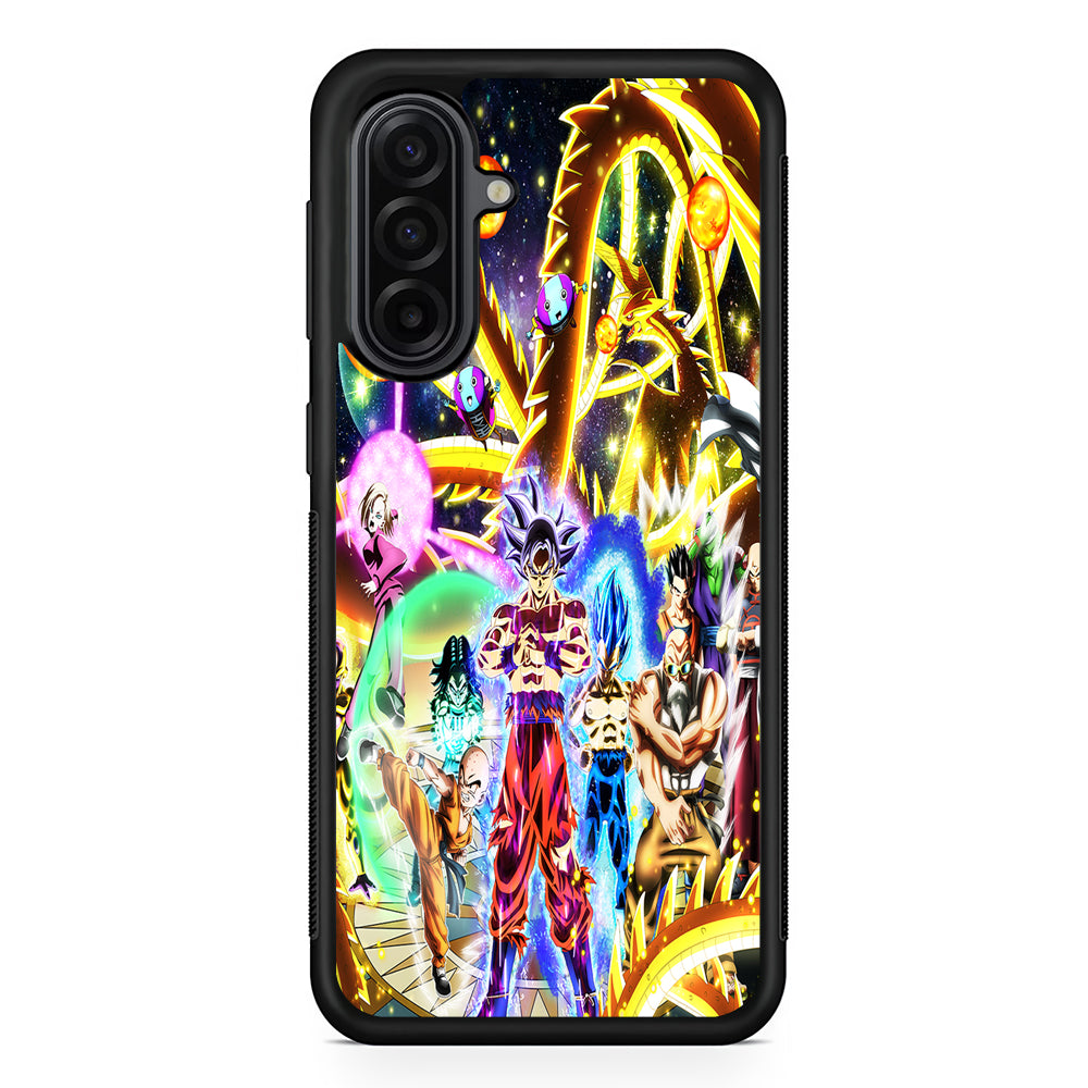 Dragon Ball Z Galaxy Samsung Galaxy A17 Case | Durable Rubber Samsung Galaxy A17 Phone Case