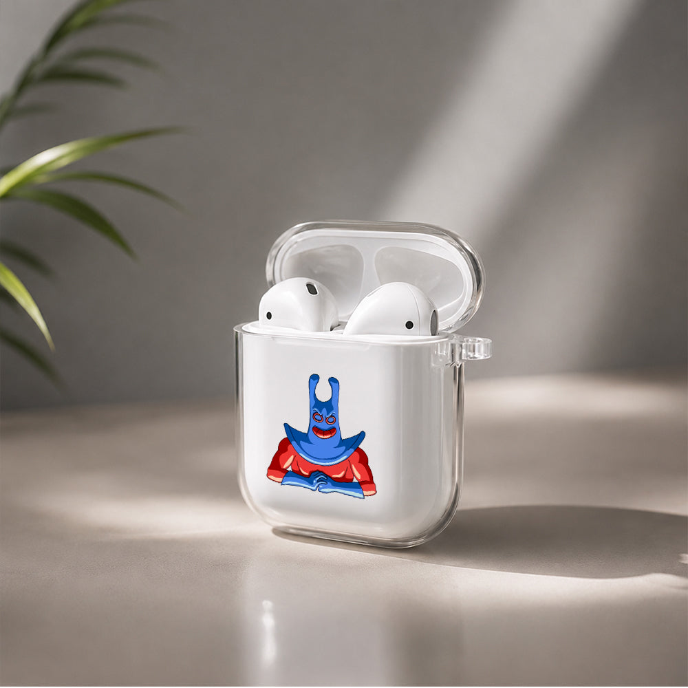 Man Ray Plan Protective Clear Case Cover For Apple Airpods | Soft Silicone AirPods 1 / 2 Case | Protective Cover