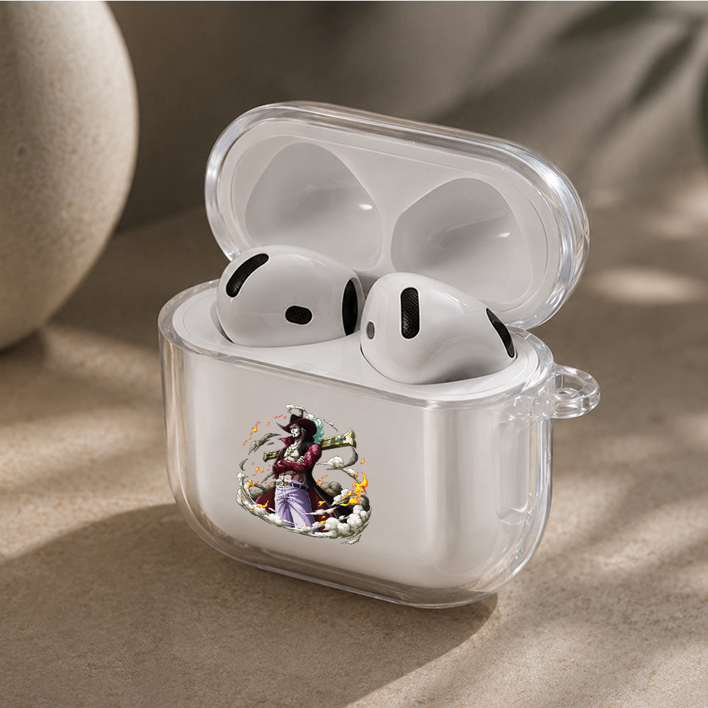 Dracule Mihawk Hawkeye Protective Apple Airpods 4 Clear Case - Durable Clear Protection