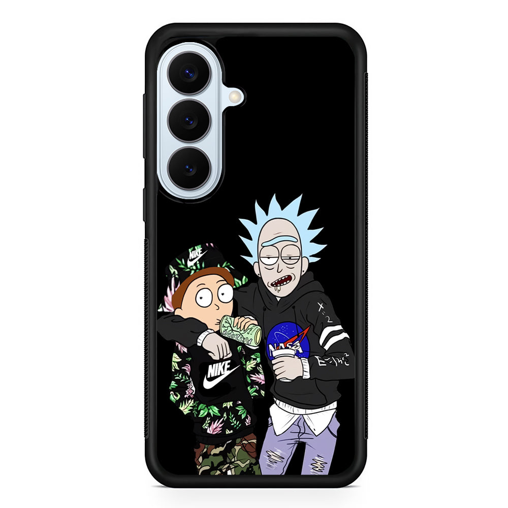 Nike X Nasa Rick and Morty Samsung Galaxy S26 Plus Case | Lightweight Protective Phone Cover