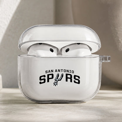 NBA San Antonio Spurs Symbol Protective Apple AirPods Pro 3 Clear Case | Shockproof Cover