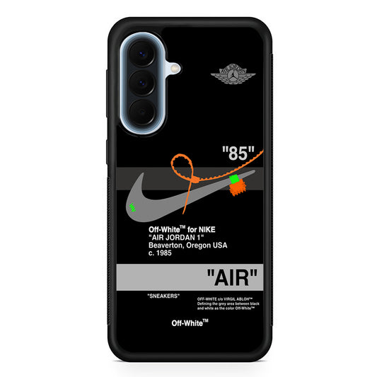 Nike X Air Jordan Black Samsung Galaxy A57 Case | Slim Samsung Galaxy A57 Protective Case