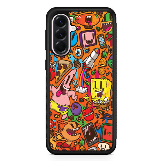 Doodle Art 005 Samsung Galaxy A56 Case | Samsung Galaxy A56 Protective Rubber Case