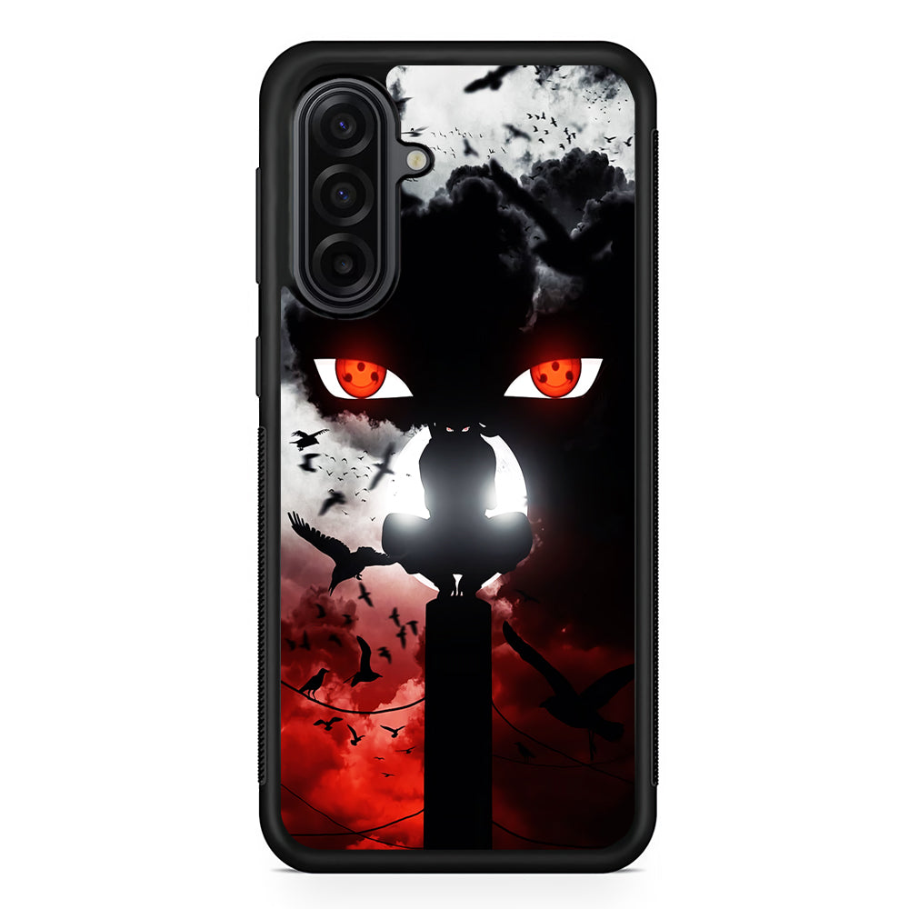 Sharingan Itachi Uchiha Samsung Galaxy A17 Case | Durable Rubber Samsung Galaxy A17 Phone Case