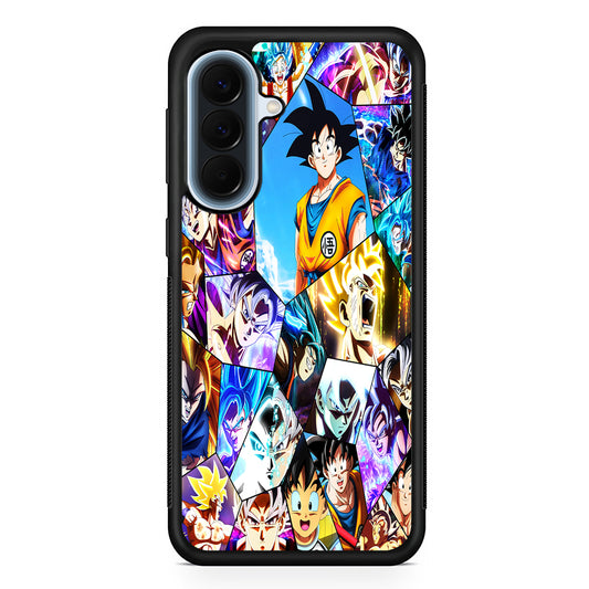 Goku Evolution Collage Samsung Galaxy A57 Case | Slim Samsung Galaxy A57 Protective Case