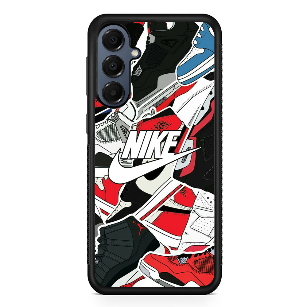 Nike Logo Shoes Pattern Samsung Galaxy A16 Case | Slim Protective Cover for Samsung Galaxy A16
